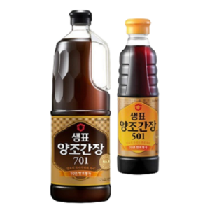 샘표 양조간장 701 1.7L + 501 500ml, 1세트, 2.2L