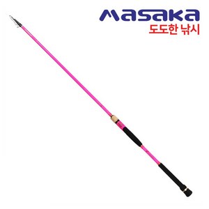 MASAKA 갯바위낚시 핑크 찌낚시대 0.0-1.7 500cm 바다선상낚시, 1.0-500cm