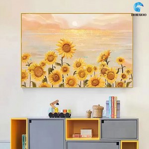 HORMOO 액자 DIY 보석십자수 캔버스형 DIY 키트 40 x 50cm, 1세트, 혼합색상05 40 x 50cm