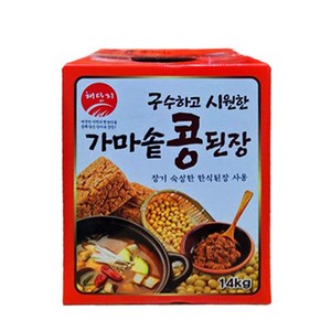 해단지 가마솥 재래식 콩된장 14kg, 1개