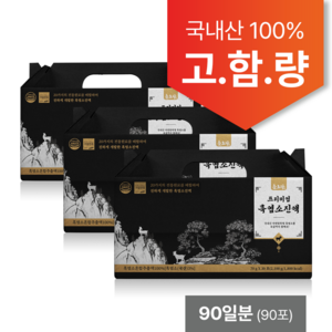 춘효당 흑염소 진액 100% 국내산 흙염소, 3박스, 2100ml