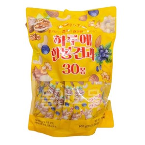 하루에 한봉 견과 30봉 ( 600g ) x 1개, 600g(30개입)