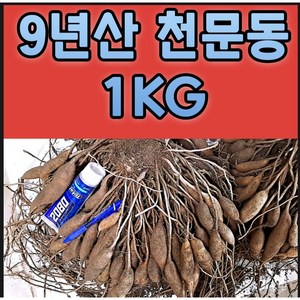 국산 9년산 생천문동 1kg, 1개