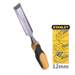 Stanley 스탠리 목공용 끌 12mm 코팅날 카본스틸 나무치즐, 1개