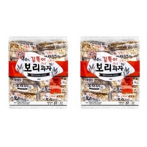 길쭉이 보리과자, 400g, 2개