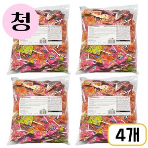 트레프 트릭시 고 팝 플랫 롤리팝, 2kg, 4개