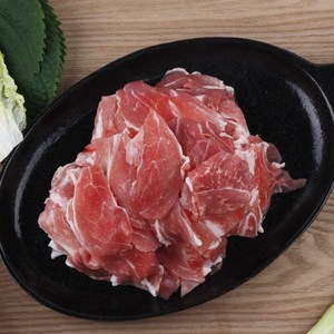 가야촌 한돈 뒷다리살 (지방없음) : 냉동불고기용 개당중량 - 500g, 4개