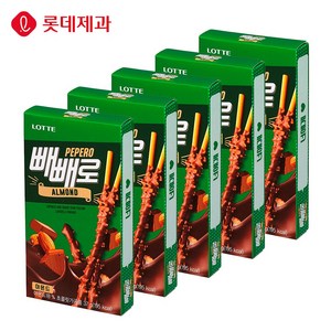 롯데제과 아몬드 빼빼로, 37g, 5개