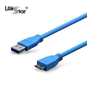 [LANSta] 랜스타 USB3.0 케이블 [AM-Mico B] 5M [LS-USB3.0-AMMIC-5M], 1개