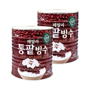 청우 패밀리 통팥빙수(3kg), 3kg, 2개