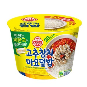 오뚜기 컵밥 고추참치마요덮밥, 280.5g, 4개