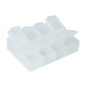 [T8613] PROKIT 다용도 PVC 수납함 (8분배) 79x61x21mm, 본상품선택, 본상품선택, 1개
