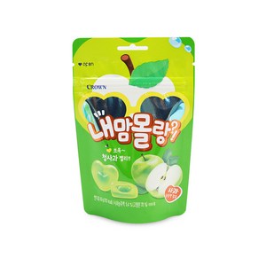 크라운 내맘몰랑쏘옥 청사과맛 젤리 50g, 1개