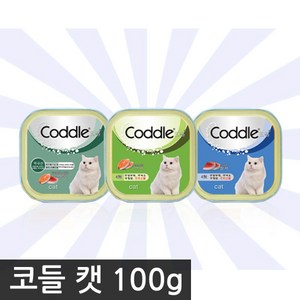 코들 캣 캔 100g*24개/고양이/애묘/습식/간식/사료/, 1)연어와참치*100g*24개, 100g, 24개