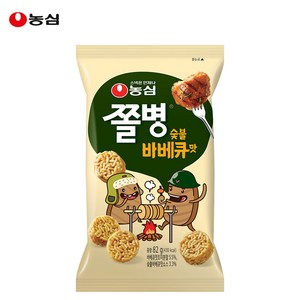 농심 쫄병 숯불바베큐맛 82gx15봉/라면스낵, 82g, 15개