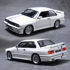 브라고 1:24 BMW 모형 3 Series M3 다이캐스트 자동차 올드카 클래식, 화이트, 1개