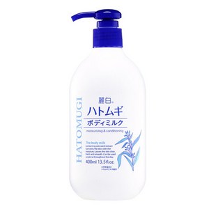 하또무기 HATOMUGI 여백 바디밀크 바디크림로션 400ml, 1개