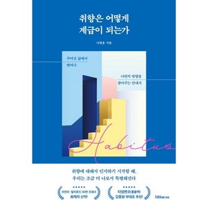 취향은 어떻게 계급이 되는가:주어진 삶에서 벗어나 나만의 방향을 찾아주는 안내서, 지음미디어, 나영웅 저