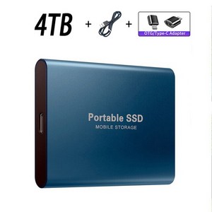 외장하드 포터블 SSD 휴대용 4TB 8TB초소형 대용량 51g 스마트기기 호환 4테라, 2. 8TB (8테라바이트)