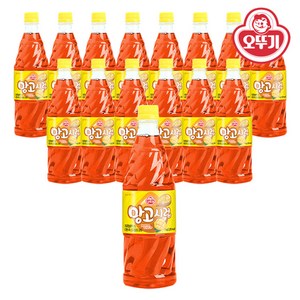 오뚜기 망고 슬러시시럽 1kg X 15개(1박스) 슬러쉬 원액 음료, 15개