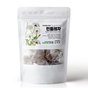 늘해찬 볶은 국산 민들레차 티백 민들레뿌리차 흰민들레 삼각티백 꽃차 대용량, 50g, 50개입, 1개