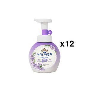 아이깨끗해 블루밍 퍼플 핸드워시, 250ml, 12개