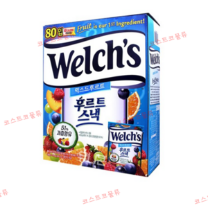 웰치스 믹스드 후르트스낵 젤리, 2kg, 1개