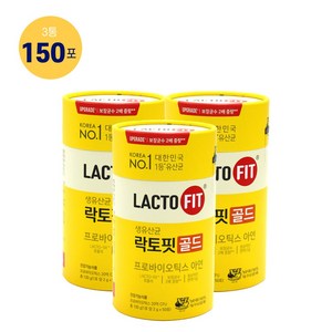 락토핏 생 유산균 골드, 100g, 3개