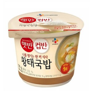 햇반 컵반 황태 국밥, 170g, 18개