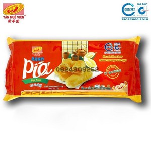 [Tan Hue Vien/탄후에비엔] Bánh pía 계란을 넣은 녹두 두리안 저당 반피아 케이크 (275G), 275g, 1개