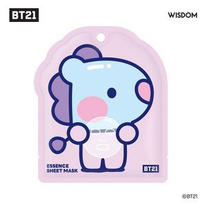 BT21 미니니 에센스 시트 마스크팩 망, 1개, 1개입