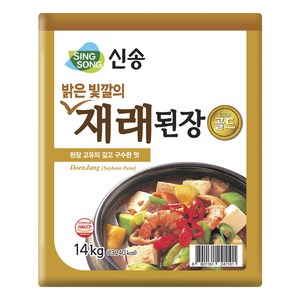 신송 밝은 빛깔의 재래된장, 1개, 14kg