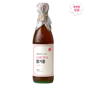 [로우픽] 깊은 풍미 고소한 저온 압착 참기름, 1개, 350ml