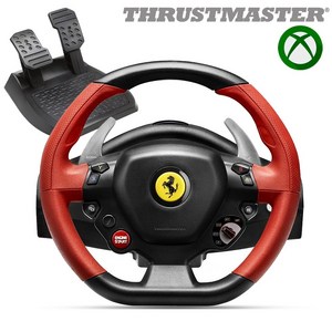 트러스트마스터 페라리 458 스파이더 XBOX용 레이싱 휠, Feai 458 Spide Racing Wheel, 1개