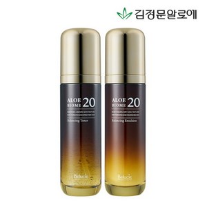 [KT알파쇼핑][김정문알로에] 베루시에 알로에 바이옴20 밸런싱 토너 + 에멀전, 1개, 130ml