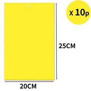 Glow 초강력접착 끈끈이 해충 벌레퇴치 트랩 10p 세트, 20X25, 1개, 10매입