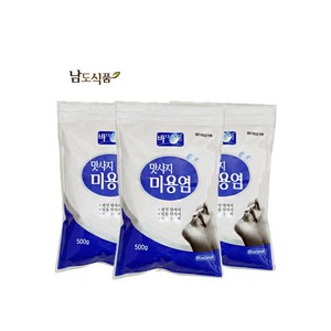 바다애 맛사지 미용소금 500g, 3개