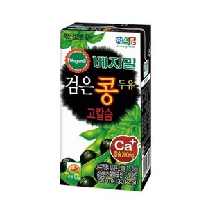 베지밀 검은콩 두유 고칼슘 190ml x 72팩, 72개