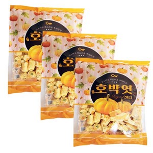 청우식품 호박엿 골드, 350g, 3개