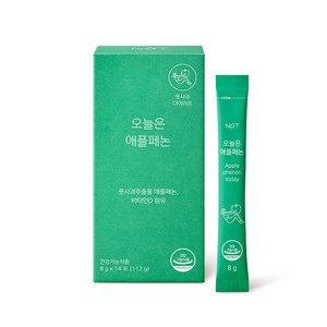 네츄럴굿띵스 오늘은 애플페논 풋사과 다이어트 8g x 14포 1박스, 112g