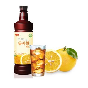 광야 늘감사 유자청 베이스 970ml 희석식음료, 1개