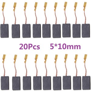 필요한 전기 모터 용 카본 브러쉬 5x10x15mm 보쉬 125 14-150 앵글 그라인더 액세서리 20 개, 한개옵션0, 한개옵션0