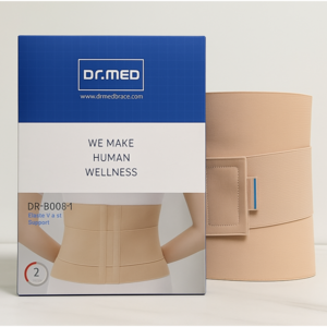 D. MED 허리보호대 DR-B008-1 허리보호대 S~3XL 허리디스크 요추염좌 보호대, 1개