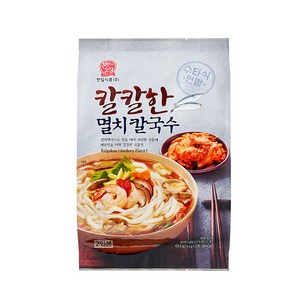 한일식품 본고장 칼칼한 멸치 칼국수 429g(2인분) 5개, 429g