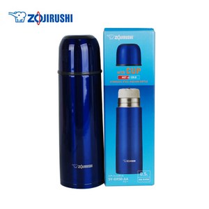 조지루시 뉴 베이직 보온 보냉 물병 SV-GR, 블루, 500ml, 1개