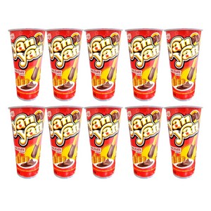 meiji 얀얀 바닐라향_초코_딸기, 50g, 10개