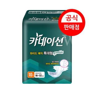 카네이션 남여공용 성인 겉기저귀 와이드 매직 대형 프리미엄, 특대형, 10개입, 1개