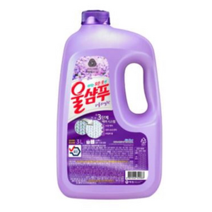 울샴푸 세제 퍼플라일락 본품, 3L, 1개