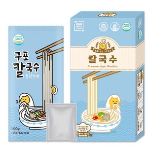 구포국수 해물맛 칼국수 1인분 (선물상자포장/라면처럼 간편), 1개, 100g