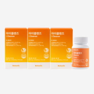보타닉스 아이클렌즈 고함량 브로멜라인 파파인 무화과, 3개, 60정